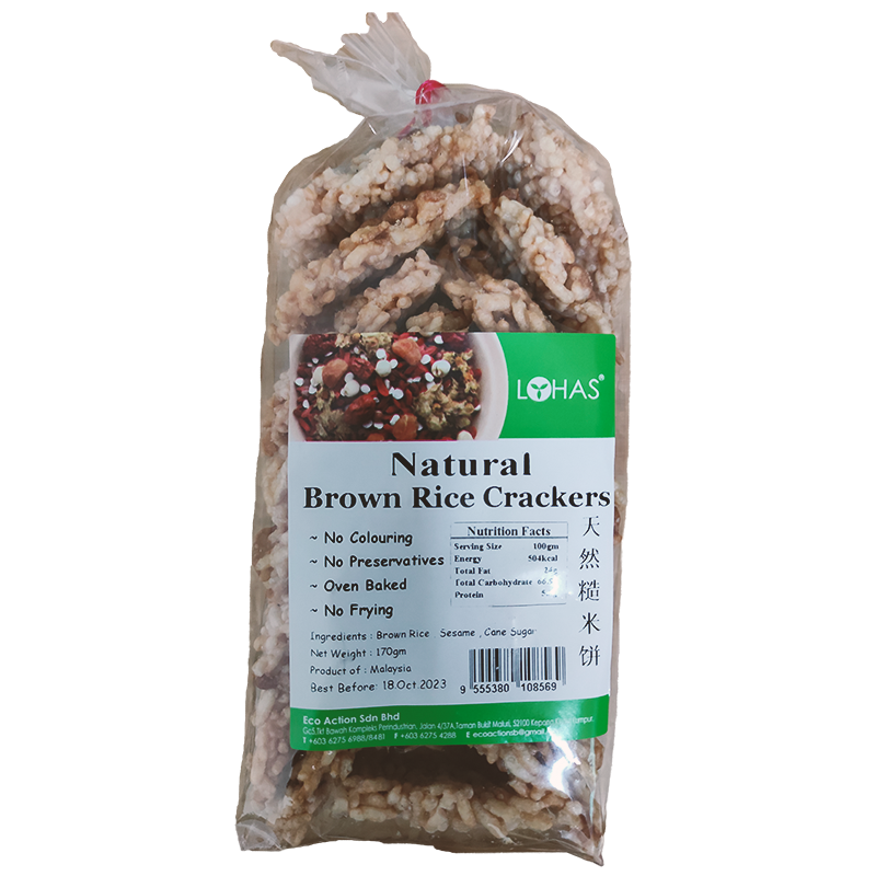 Lohas Natural Brown Rice Crackers WengCap